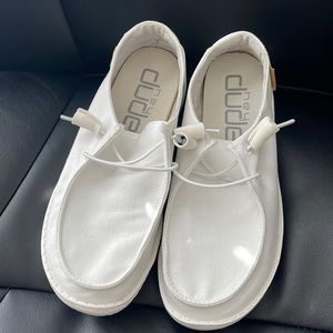 Hey Dude white Shoes